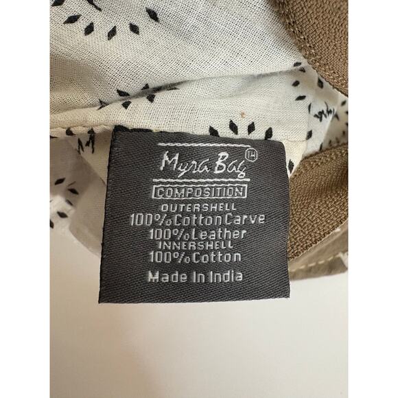 Myra Bag Freedom of Star Bag Canvas and Leather Excellent Condition - Picture 8 of 10